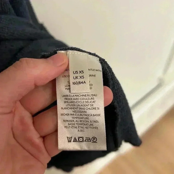 FREE PEOPLE boho Marla knit jersey button down Henley top XS - Picture 8 of 12